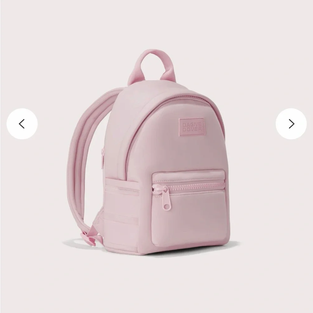 NWT Dagne Dover Small Dakota Neoprene Backpack – Limited Edition Wild Rose Pink - Picture 4 of 9
